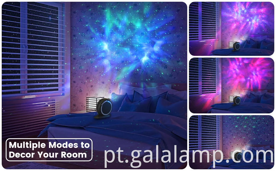 Tuya WiFi Smart Star Projector Galaxy for Holiday Party App Control Smart Home Nebula Projector Trabalha para o Google Home Alexa